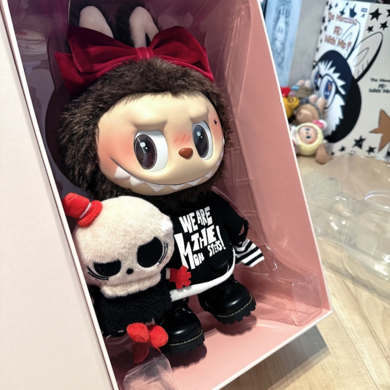 38Cm Labubu Limited Vinyl Series Valentine's Day Monsters Catch Me Plush Figure Toys