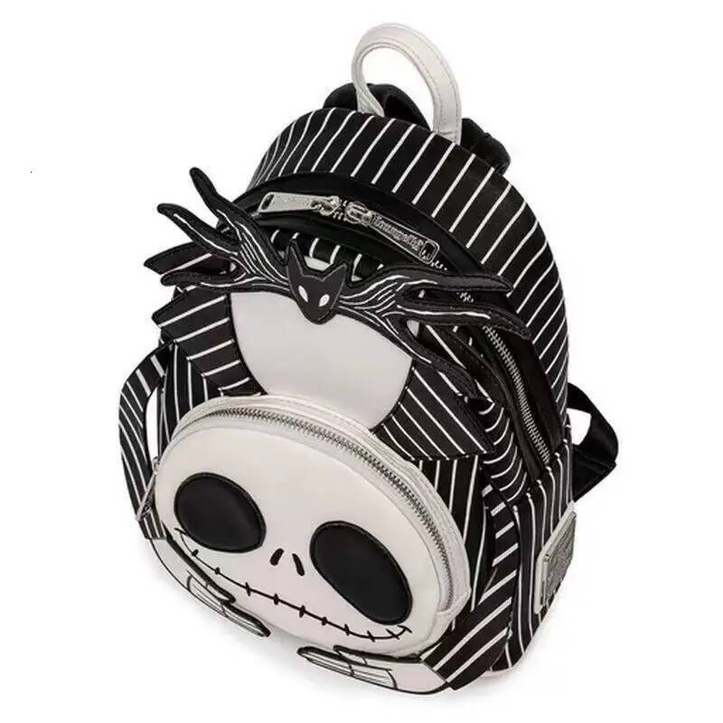 Custom Loungefly Disney Nightmare Before Christmas Headless Jack Skellington Womens Double Strap Shoulder Bag Purse
