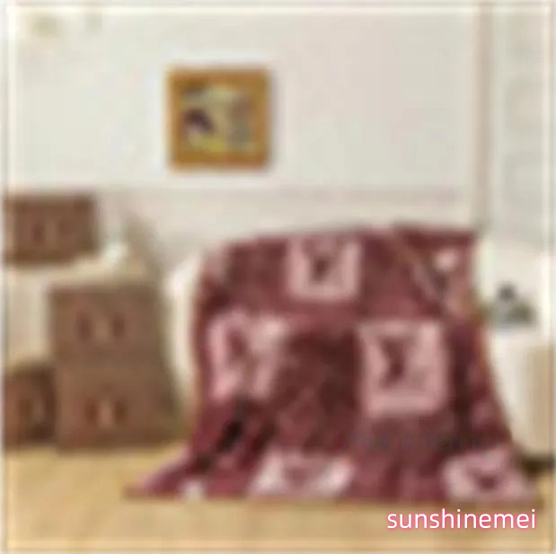 Blankets Designer Blanket with Ral Print, Classic Letter Design Color, Office Nap Travel Towel, Sofa Decoration Blanket, 150 * 200cm