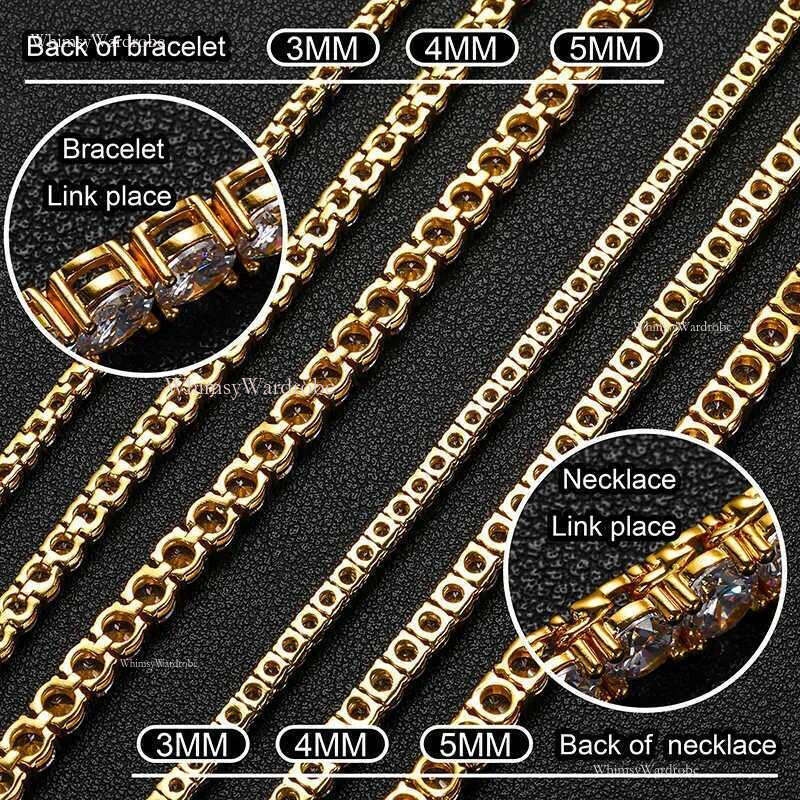 Hip Hop Inspired Designer Necklace for Women with VVS Moissanite - Fashionable Tennis Chain Jewelry