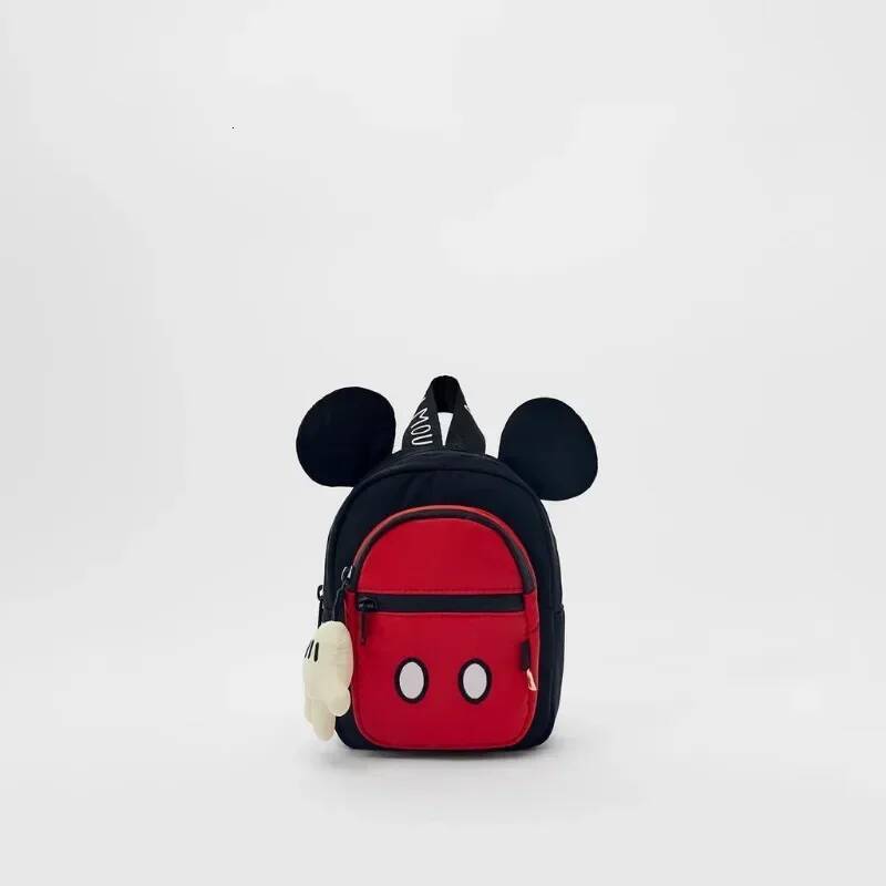 Custom Disney's Red Mickey Mouse Children's Multifunctional Lightweight Primary School Student Backpack - view 5