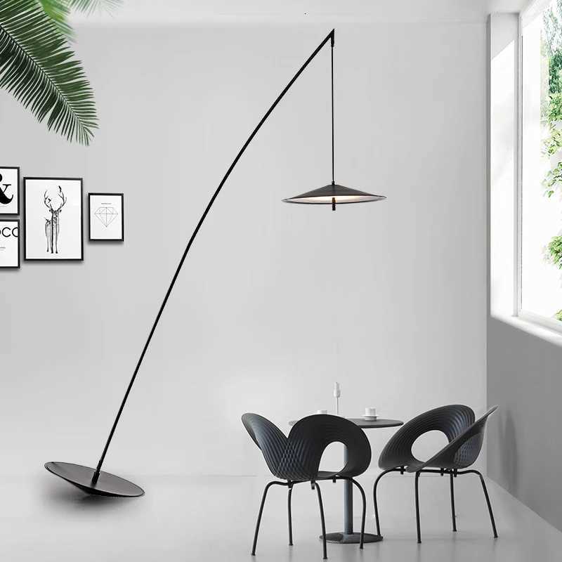 Minimalist High-End Floor Lamp Living Room Bedroom Study Bedside Lamp Home Adjustable Standing Light LED Lighting M251119