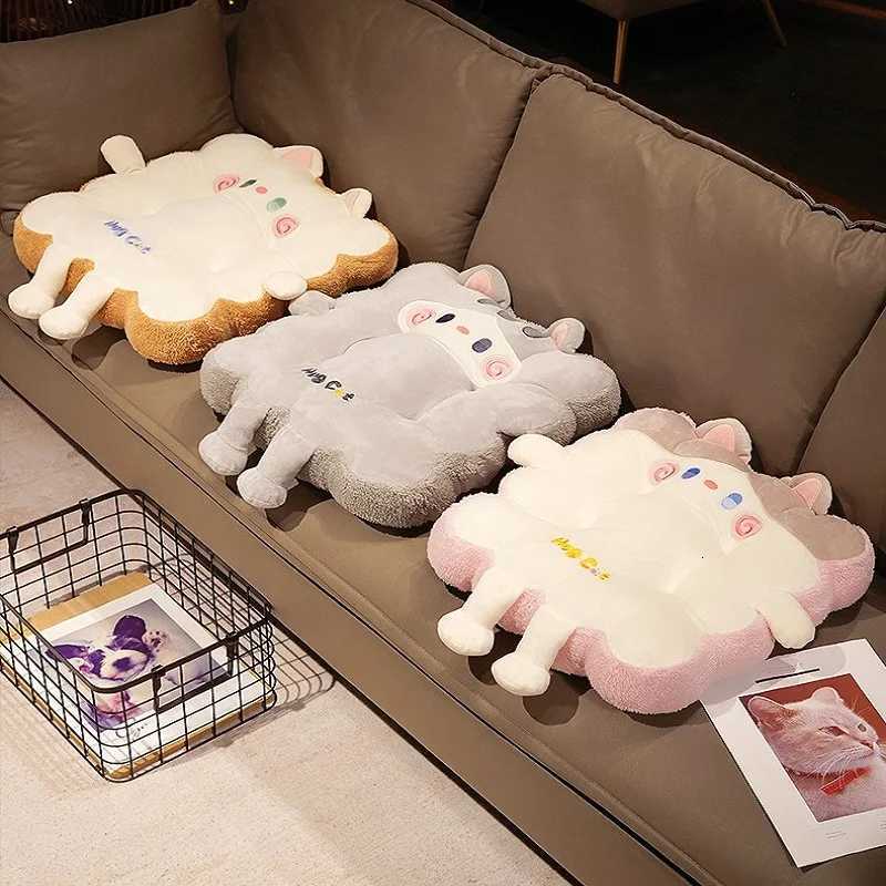 Cushion Increase Thickening Tatami Seat Cushion Soft Plush Cushion Office Home Nap Cartoon Car Back CushionM251119