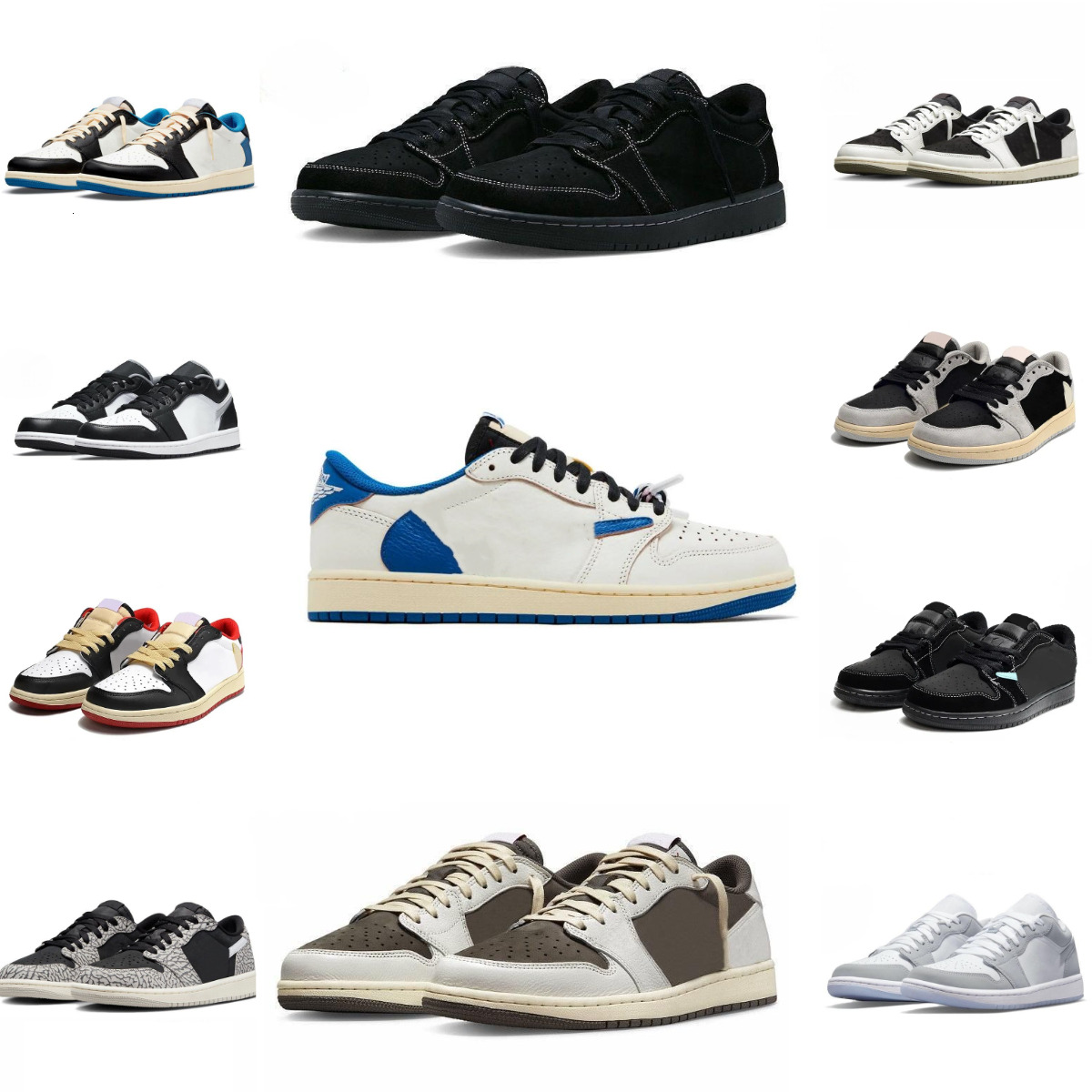 J1 1 Military Blue Low Sports Basketball Shoes Trainers Jump Mans Women TS Reverse Fragments 1S Mocha Jack Dark Canary RetroeS Medium Olive Black Phantoms Sneakers S8