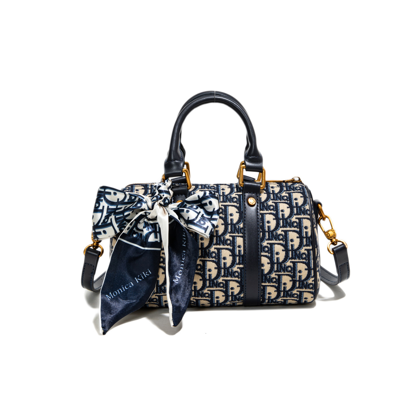 Monica Qiqi European and American Retro Women's D Brand Handbag 2025 New Luxury High-end Versatile Popular Crossbody Bag