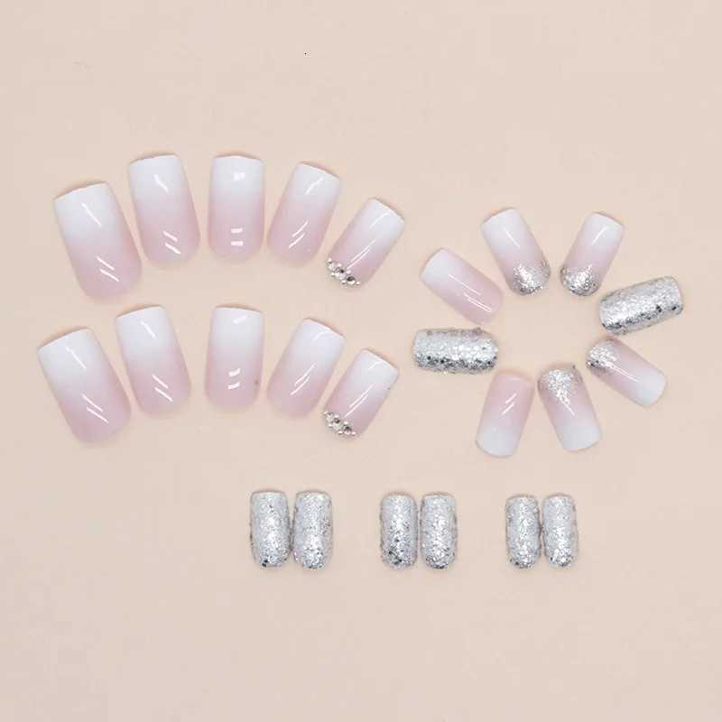 24 PCs Fake Nails with 1 Nail Glue and 1 Nail FileT251118T251119