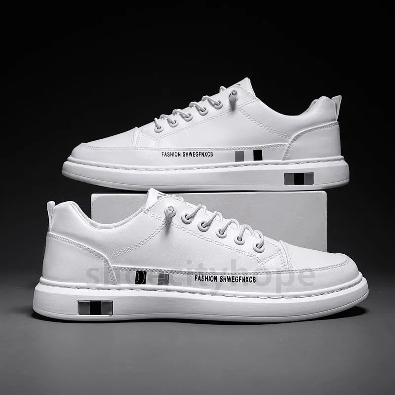 Free Shipping Designer Shoes Mens Shoes Sneakers Womens Mens Leather Shoes Minimalist Comfortable Casual Elastic Band Classic White Shoes Black Unisex