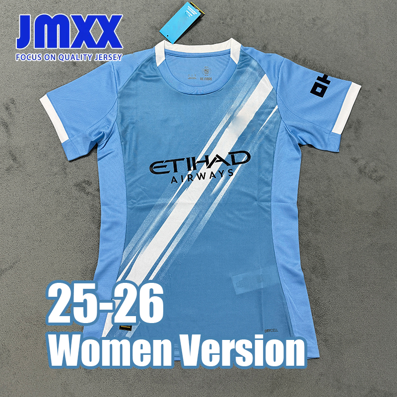 JMXX Women Version 25 26 ManES CityES Female Soccer Jerseys Home Away Third Special Uniforms Girl Jersey Football Shirt 2024 2025