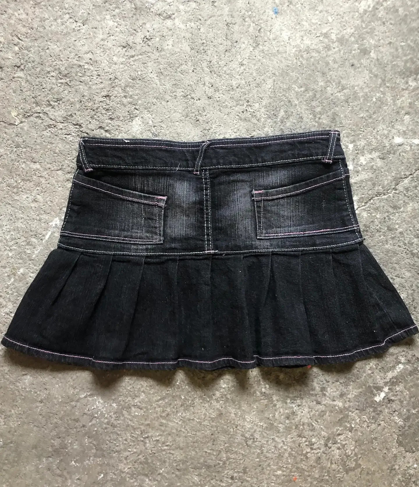 Korean Style Pink Letter Low Waist Slim Mini A Word Denim Skirt Womens Y2K Harajuku Goth Sexy Spice Fashion Streetwear 251114