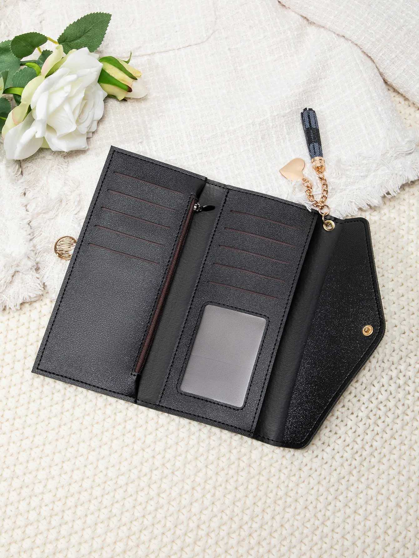 Ladies retro card holder wallet new print pu leather long wallet fashionable portable ultra-thin ladies clutch coin purseW251119