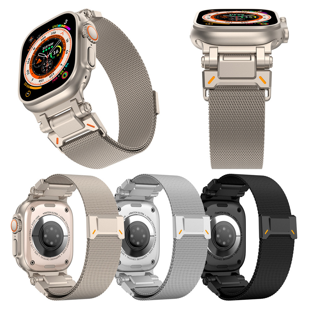 Stainless Steel ese Strap Apple Watch Ultra 3 2 1 49mm Series 10 46mm Magnetic Loop Band for Iwatch 9 8 7 6 5 4 Se 45mm 44mm Bracelet free shipping