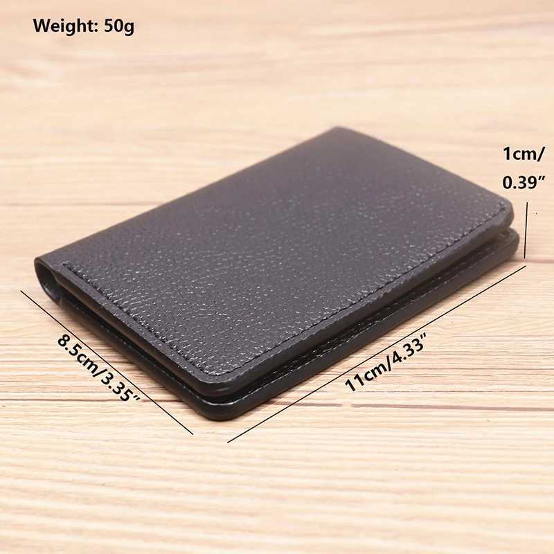 PU Leather Wallet For Men Women Soft Fashion Short Bifold Slim Mini Small Thin Mens Purse With ID Business Credit Card CaseT251119