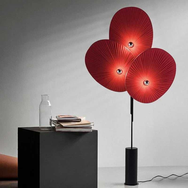 Nordic Minimalism Fan Shaped Sofaside Floor lamps Living Room Stand Light Bedroom Bedside Lamp Home Decoration Lustre Fixtures M251119