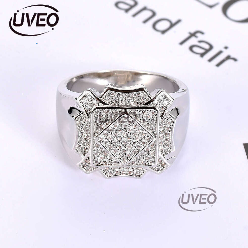 Luxury designer several ice out VVS Moissanite rings for men and women hip-hop rings with free shipping