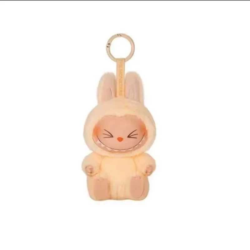 Scannable code 15cm Labubu V2 Monster Labubu Toy Heart Macarone Gift Toy Bag Image Labubu Keychain Uv Anti Counterfeit M250419