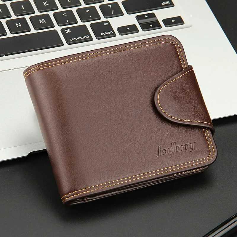Business and leisure mens wallet horizontal zipper buckle walletT251119