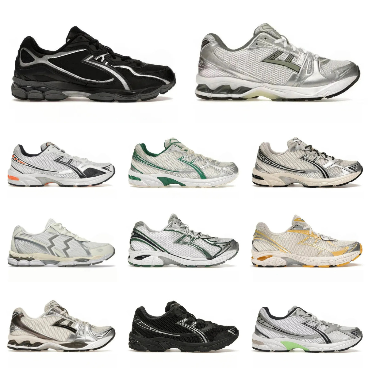 Trainers 1130 2160 NYC Mens Women Sports Shoes Designer GT K14 OG Thick-soled Mesh VINTAGE Outdoor Casual Shoes Black White Pure Silver Glacier Solar Power Sneakers S9