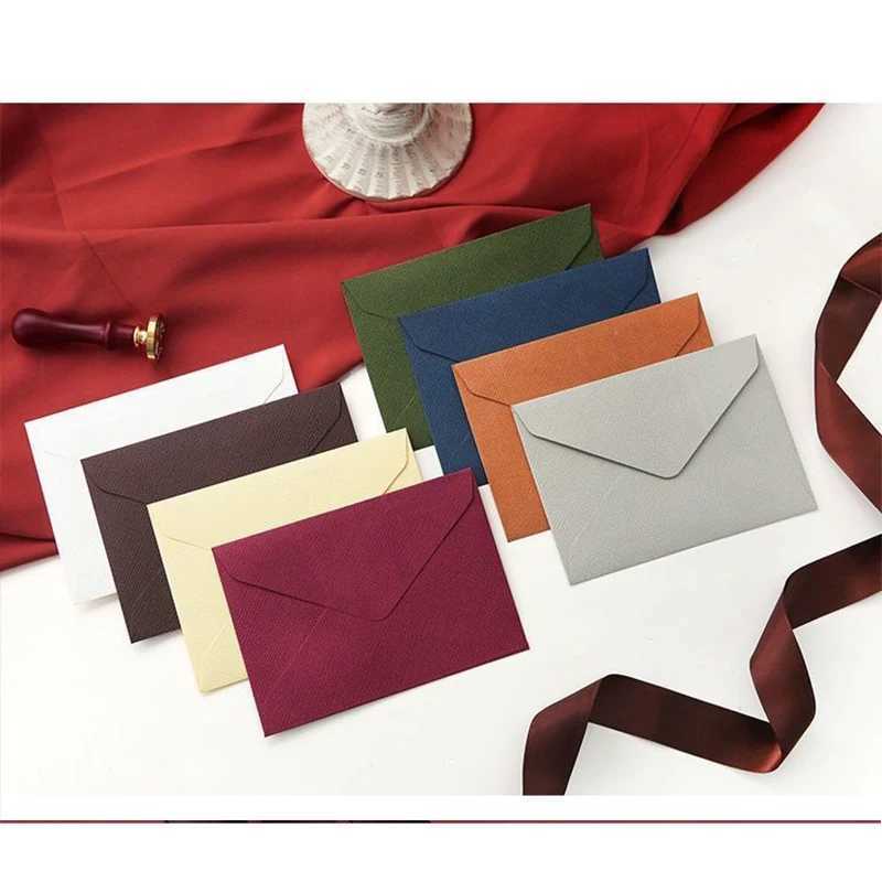 50PCS/Lot 16x11cm Greeting Cards Linen texture Envelopes Classical Blank Envelopes Wedding Invitation Envelope Gift Envelope G251119