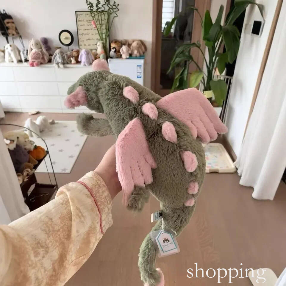 2025 jelly cat New Matcha Dragon Baby Soft Plush Toy Soothing Fun Doll Gift