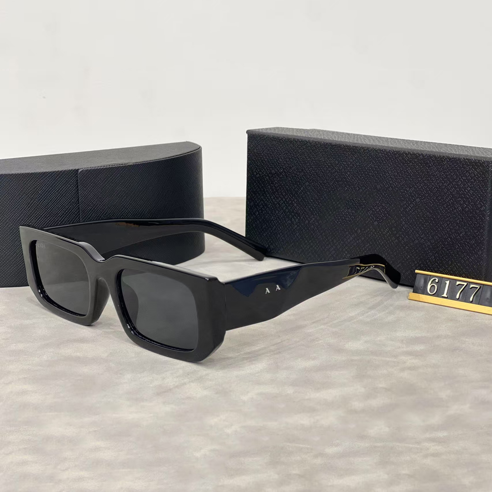 designer sunglasses for women Exquisite Luxury Square frame logo goggles Beach UV protection UV400 polarized men sunglasses Exquisite gift box good
