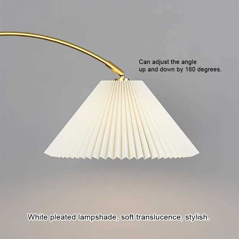 LED Nordic Luxury Fishing Floor Lamp with Tea Table Living Room Bedroom Sofa Corner Decorative Floor Light E27 M251119