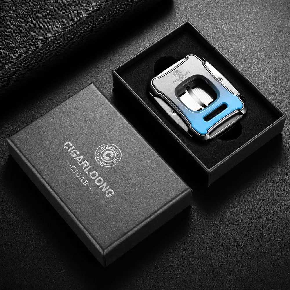 Cigar Cutter Flexible Sharp Stainless Steel Blades Gift Box Cigar Scissors Portable Multifunctional Colors CLE-23GS1C250419