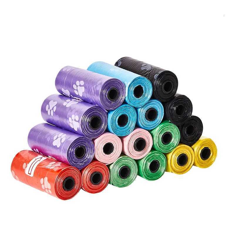 15Bags/Roll Dog Poop Bag Outdoor Cleaning Poop Bag Outdoor Clean Pets Supplies for Dog Refill Garbage Bag Pet Supplies C251119