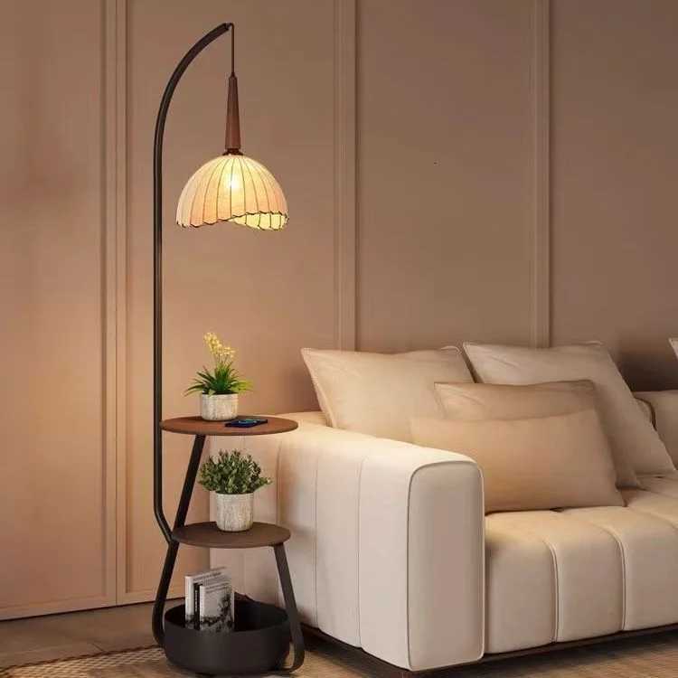 Modern Design Table floor Light Nordic Retro Lantern desk Floor Lamp living room sofa bedside coffee table Standing lighting E27 M251119