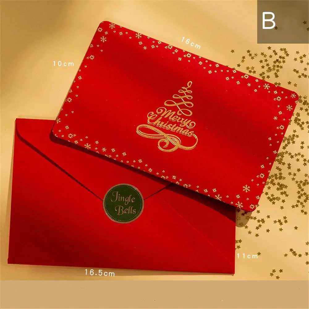 Birthday Party Supplies Best es Thanksgiving Message Card Christmas Greeting Card Blessing Bronzing Merry Christmas G251119