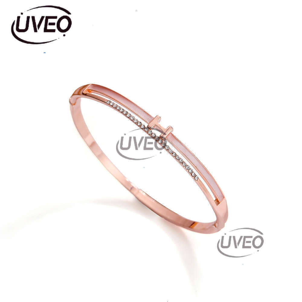 2025 Ice out VVS Moisanne women's bracelet with Roman numerals, studs and letters Free delivery