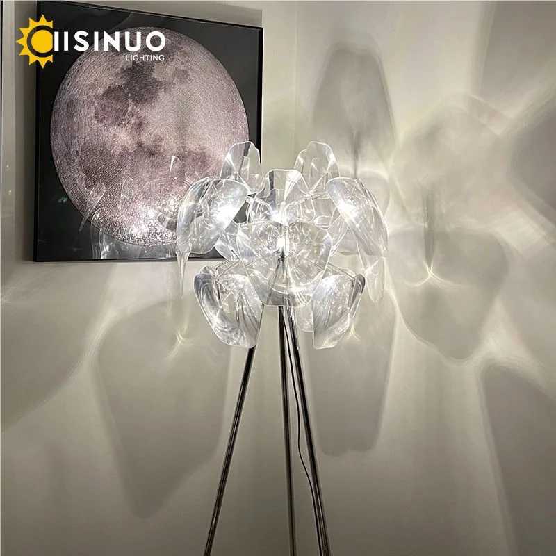 Luxury Italian-Designed Floor Lamp with Remote Controlled Dimmable Lighting Bedside Hotel Ambient Lamp for Hotel Living Room Dc M251119