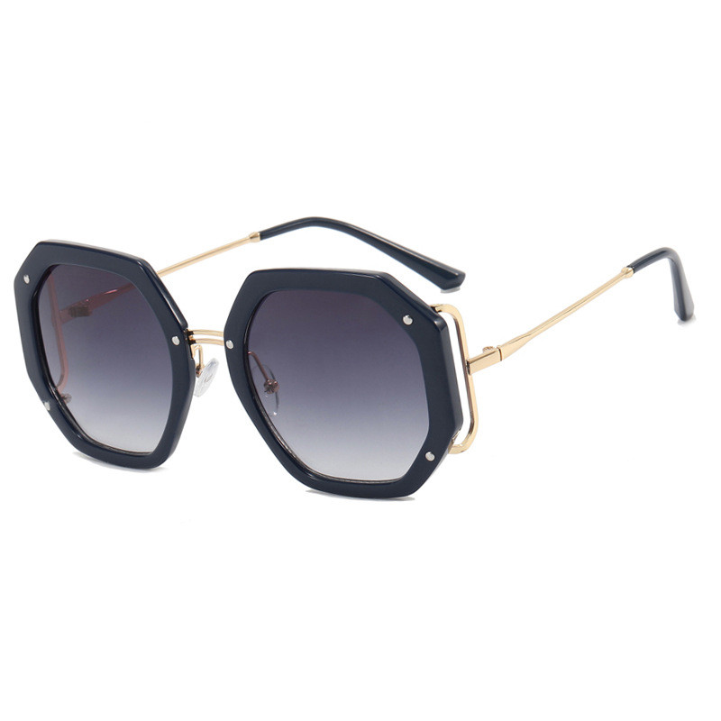 Designer Sunglasses For Women Sunglasses Fashion Classic Big Frame Sunglasses Luxury Polarized Goggle Pilot PC Frame Oversized UV400 Eyewear P002