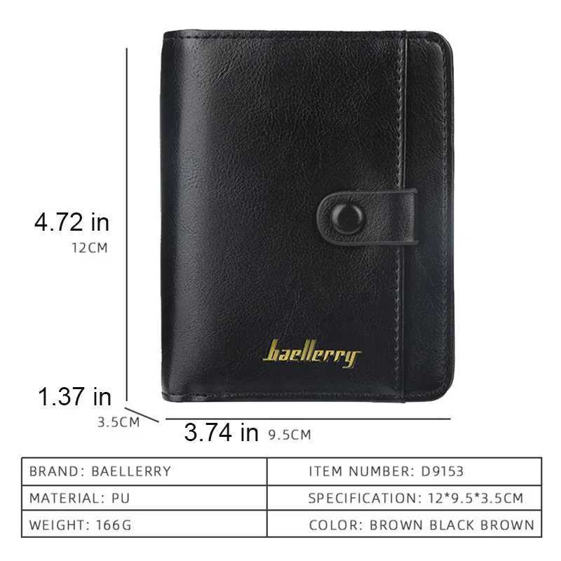 Fashion Men Wallets High Quality PU Leather Zipper Short Design Card Holder Male Purse with Coin Pockett Holder Men WalletsT251119