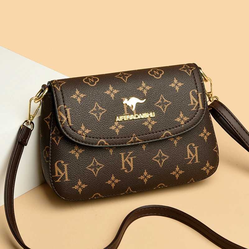 Retro Fashion Print HIgh Quality Handbag Purse Women Casual Crossbody Bags for Women Shoulder Bags Luxury Ladies Tote 2024W251119