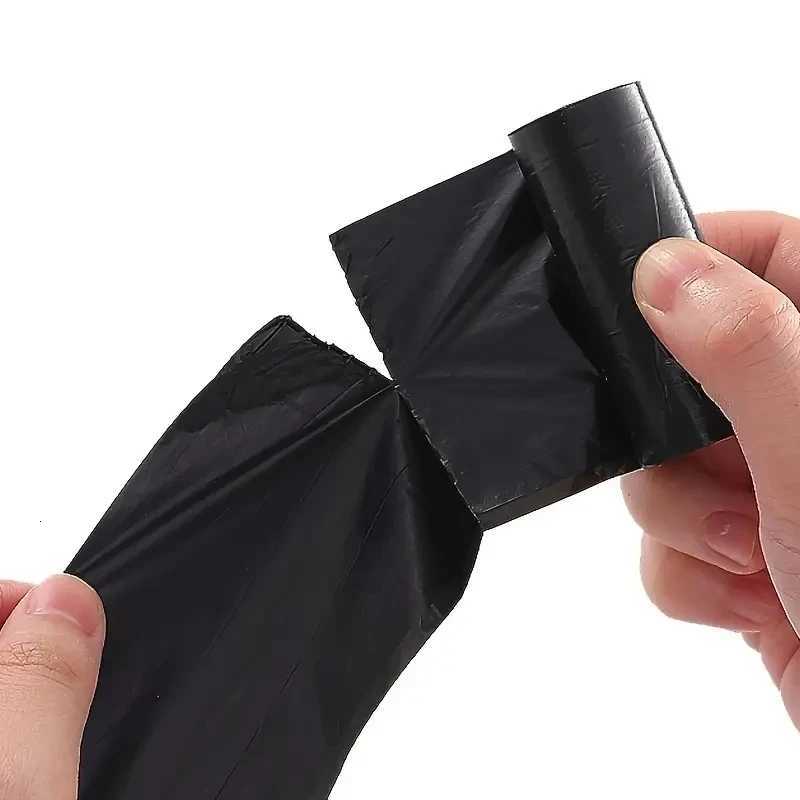 New Rolled Dog Poop Bag Biodegradable Thickened Pet Outdoor Cleaning Poop Bag With Breakpoint dog cat poop scoop bag C251119