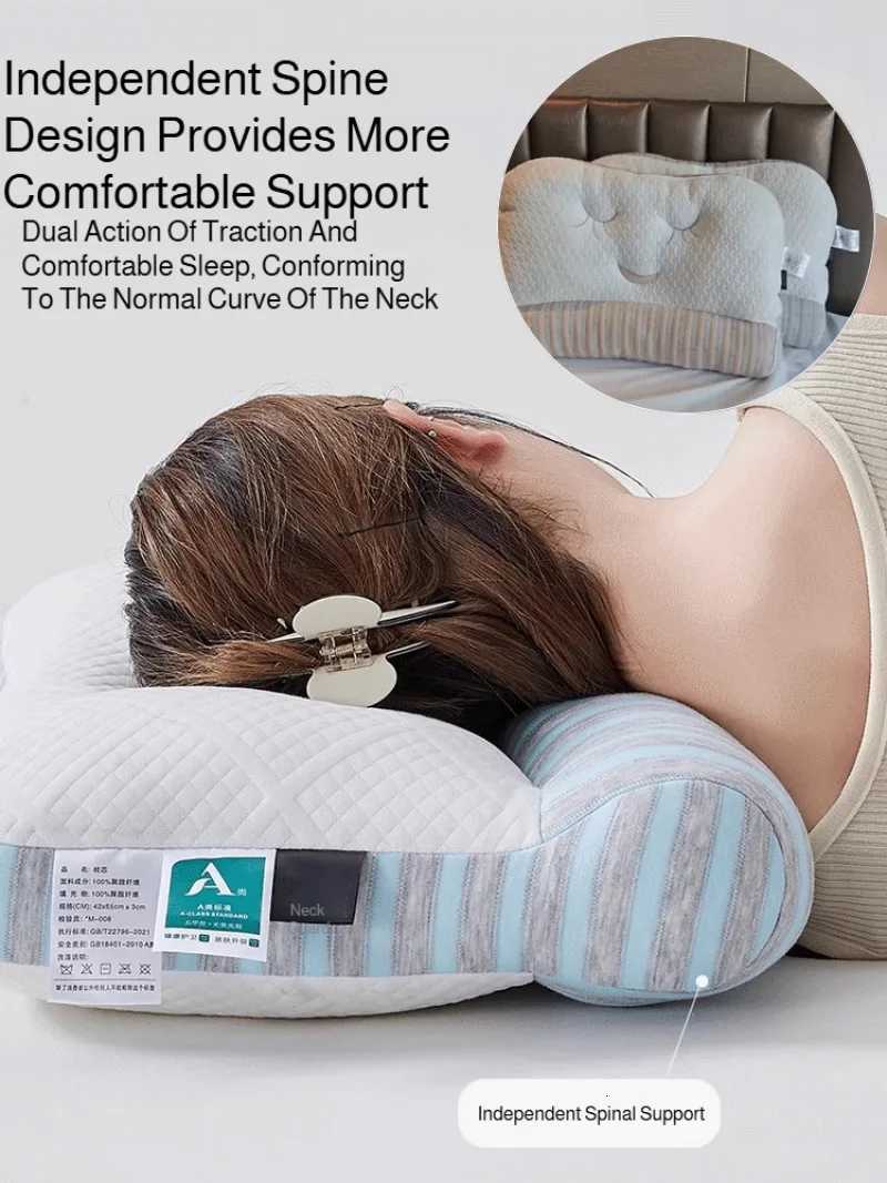 Adult Knitted Neck Anti-traction High Elastic Core To Protect Cervical Feather Velvet for Hotel HomestayM251119