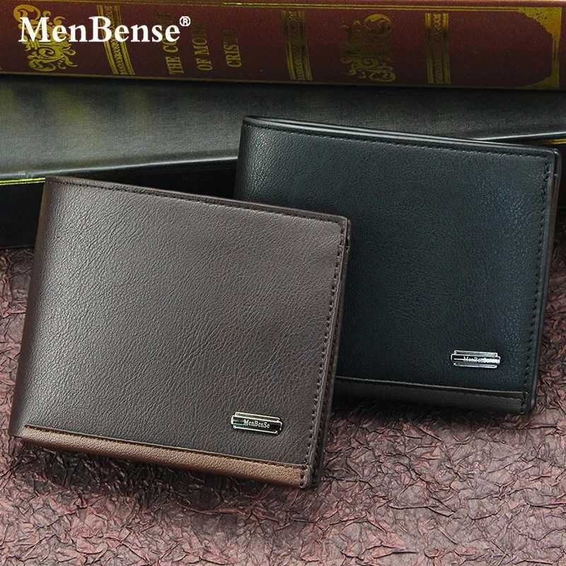 Men Wallets New Short High Quality Coin Pocket Bag Brand Mens Wallet Simple Credit Card Holder Photo Holder Mens Money ClipT251119