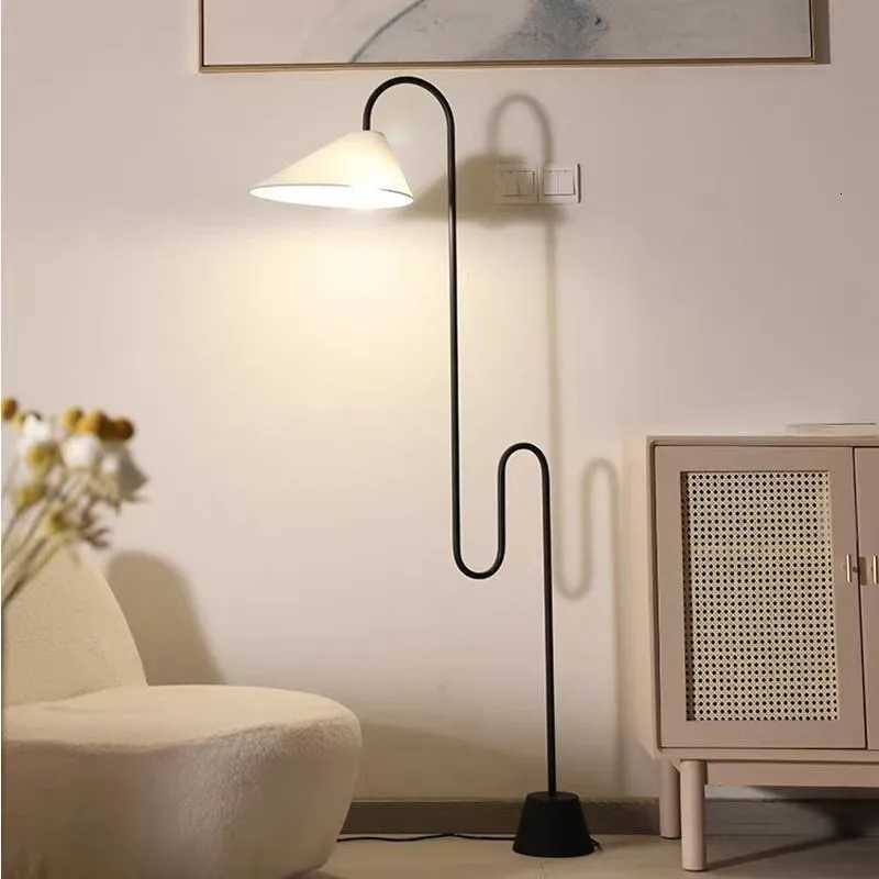 Middle Century Floor Lamp Unique Led Living Room Corner Lamp For Villa Bedroom Bedside Home Decor Simple Safa Side Reading Light M251119
