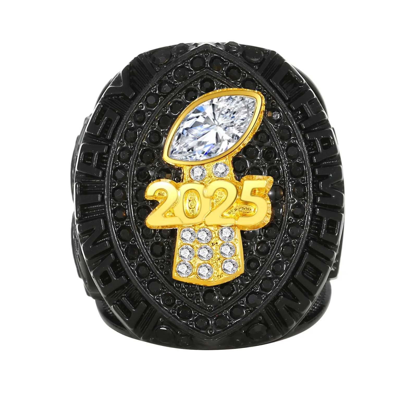 2025 Black Fantasy Football Championship Ring Fan Commemorative Ring Fashion Jewelry Gift R251119