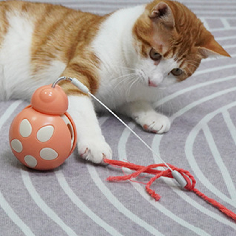 Smart USB-Powered Pet Ball Toy - Automatically Bouncing for Dog & Cat Entertainment