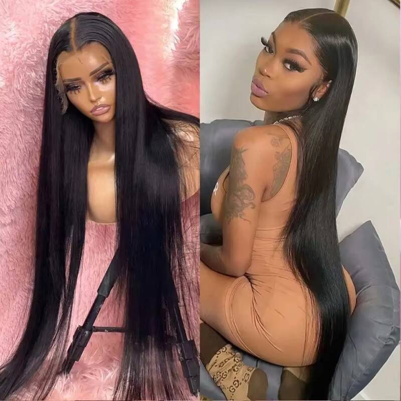 Unprocessed 100 Virgin Cuticle Aligned Raw Indian Hair Wig Frontal Glueless 360 Full Lace HD Quality Human Hair Wigs - view 3
