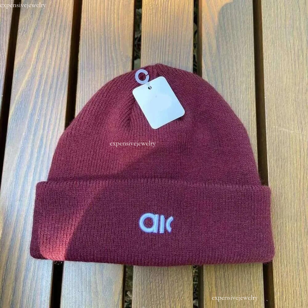Alonessity Beanie Designer Cap Yoga Baseball Hat Fashion Winter Women And Men Versatile Winter Caps Outdoor Warm For Fall And Winter Quality Hats 575