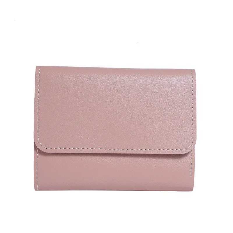 Korean Simple PU Leather Wallets Women Short Multifunctional Card Holders Key Wallet for Women Coin Purses Key Wallets BagsT251119