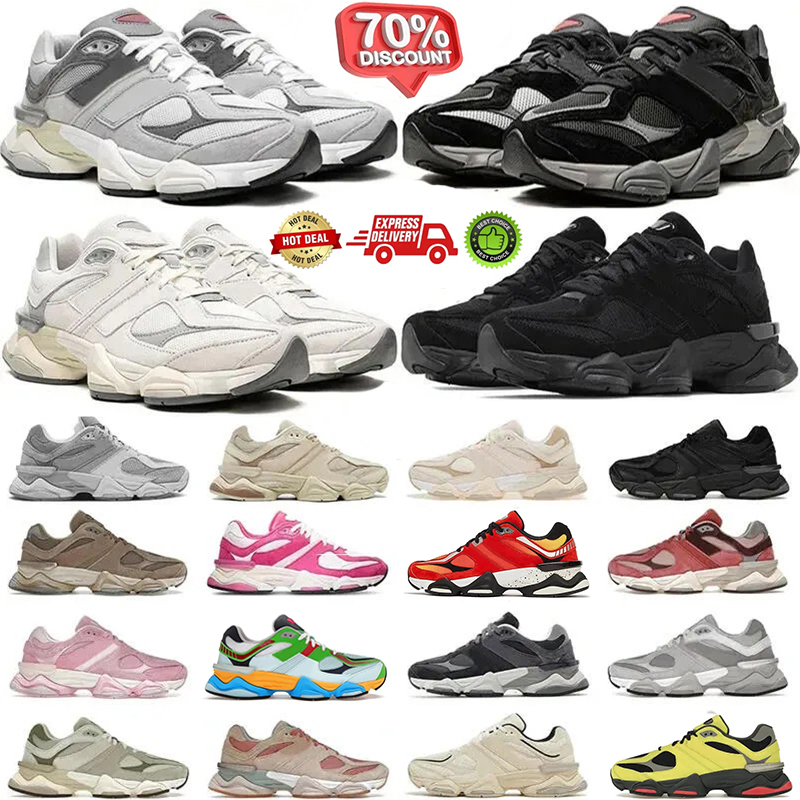 Designer Running Shoes 90s60s Sneakers Men Women Triple Black Leather White Grey Brown Olive Pink Blue Trainers Taupe Black Gunmetal Pink Grey Haze Natural 36-45