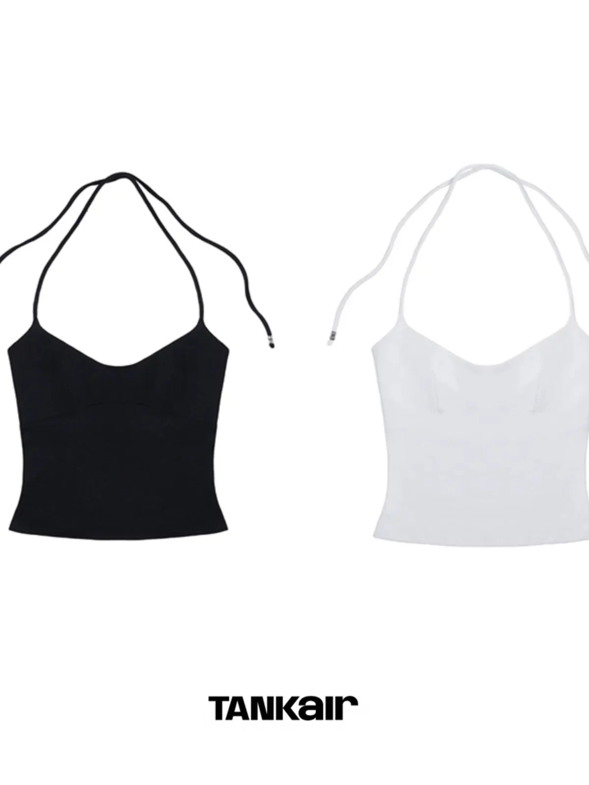 The summer tank can be used for fitness clothing weight loss and slimming with high elasticity camisoles necklaces tight tops 250418
