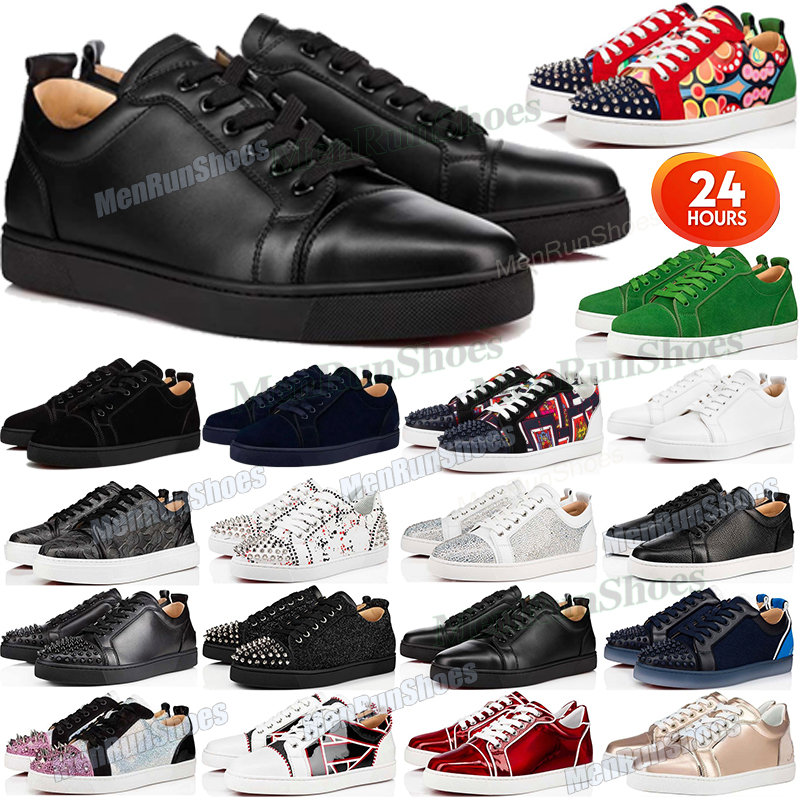 red bottomshoes men Designer hig Mens Casual Glitter Rivets Leather Suede Camo Green Men Women Dress Shoes Fashion Spikes Office Career Wedding Trainers Sneakers