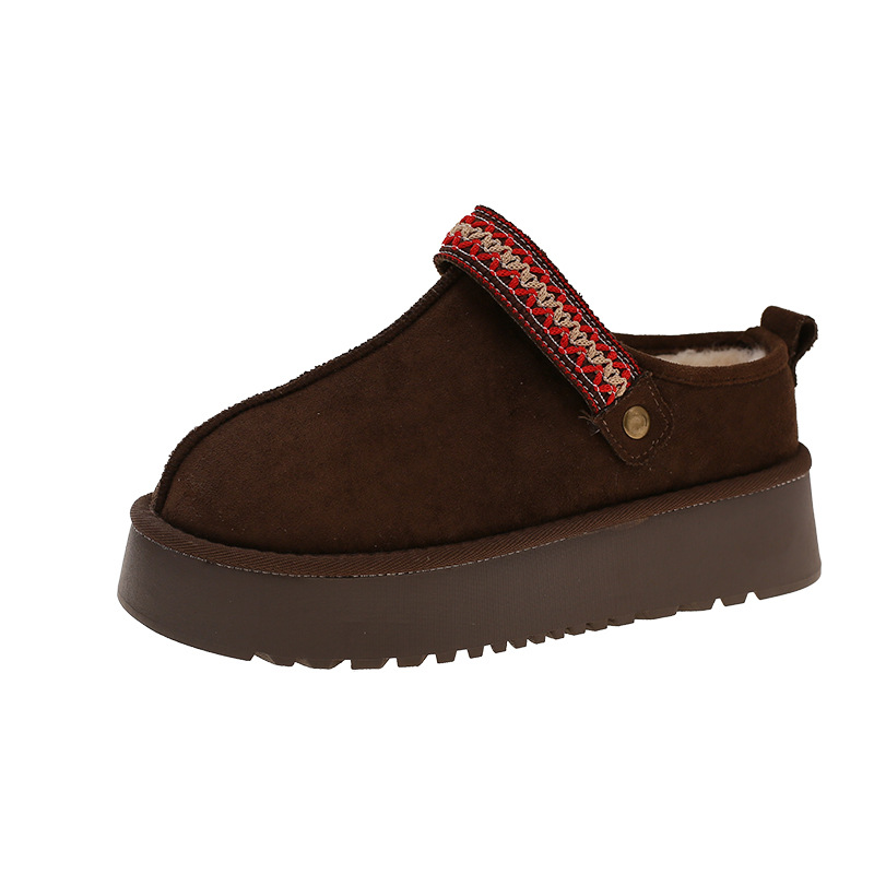 hot Free delivery cotton slippers Simple and comfortable casual plush cotton slippers practical and fashionable shoes