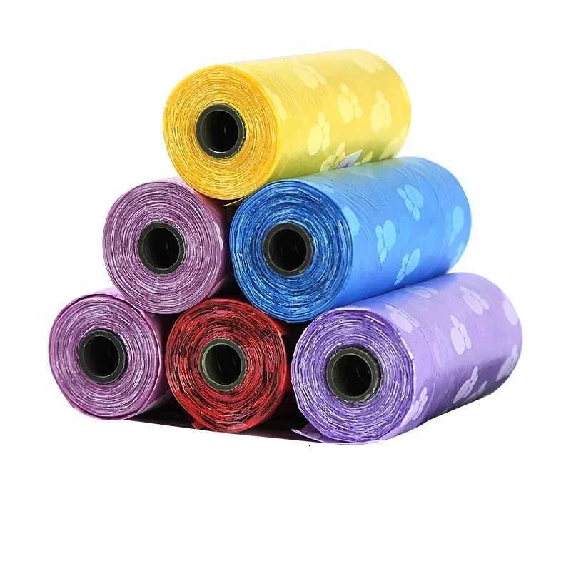 Dog Poop Bag Pet Dog Waste Bags 30 Refill Rolls with 1 Dispensers Leash Clip Easy Tear-off Poop Pickup Bags Pet Supplies C251119