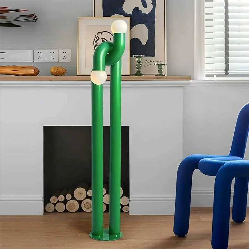 French Designer LED Floor Lamp Modern Living Dining Room Bedroom Study Atmosphere Vertical Light Home Decor Lighting M251119