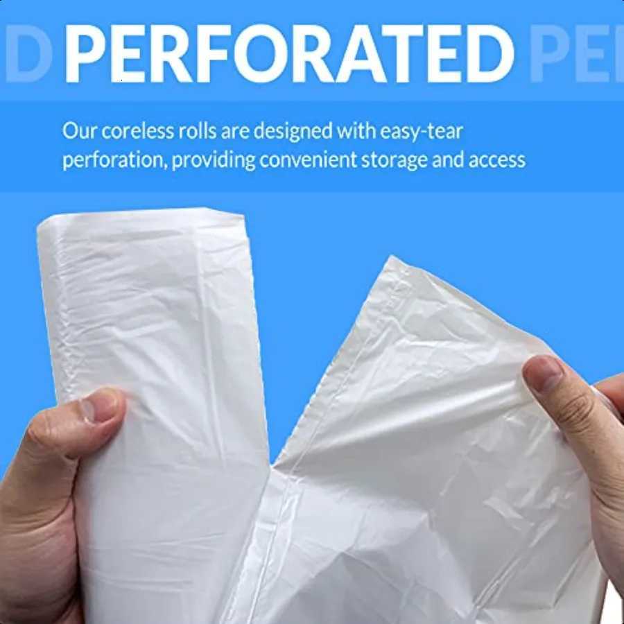 erValue 4045 Gallon Trash Bags Heavy Duty 125 Trash Bags er Sizeable for Serious Garbage Cleanup Clear C251119